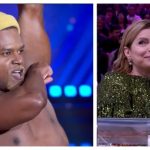 Débora Bloch brinca com David Junior no “Dança dos Famosos”: “Acho que Odete pegaria”
