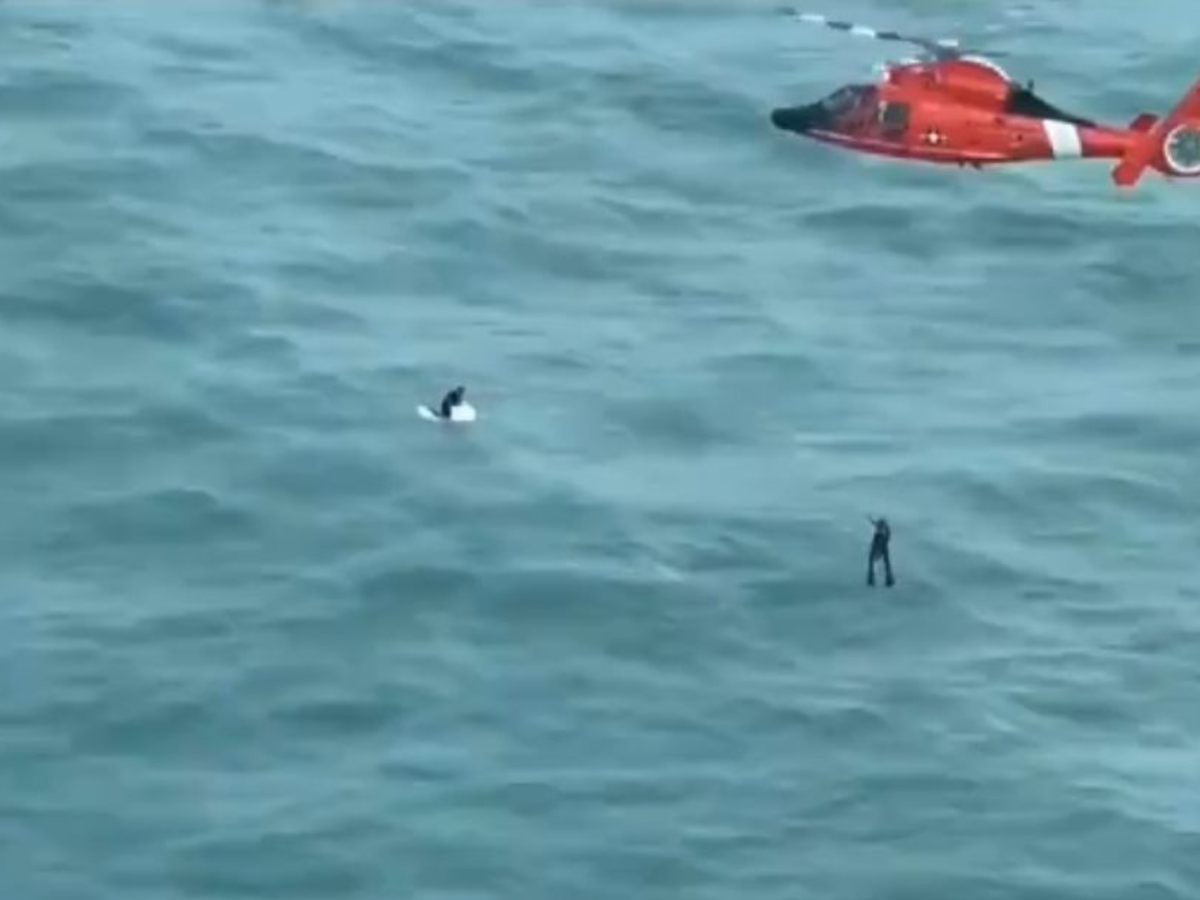 Pescador sobreviveu ao furacão Milton flutuando em geladeira. Veja! (Reprodução) 