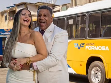 Viviane Araújo e Aílton Graça duelam na Batalha do Lip Sync para divulgar novela