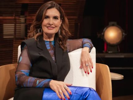 Fátima Bernardes grava piloto de novo programa com Tati Machado e Edu Sterblitch