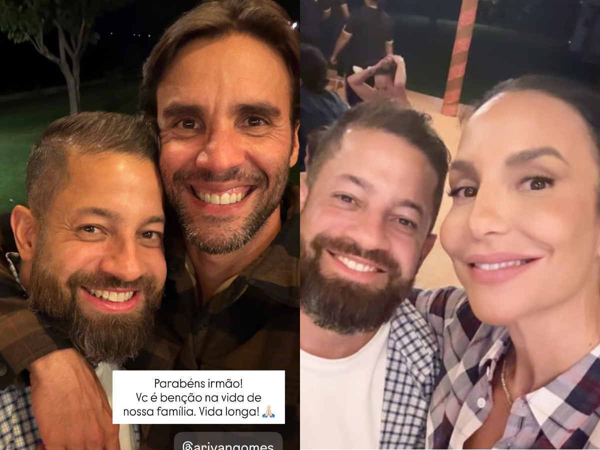 Montagem / Reprodução Instagram @ivetesangalo @danielcady Montagem / Reprodução Instagram @ivetesangalo @danielcady
