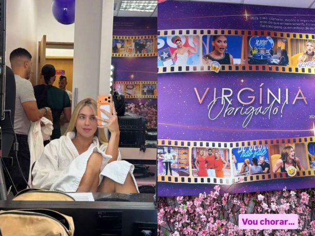 “Vou chorar”: Virginia ganha surpresa no SBT ao gravar o último “Sabadou”