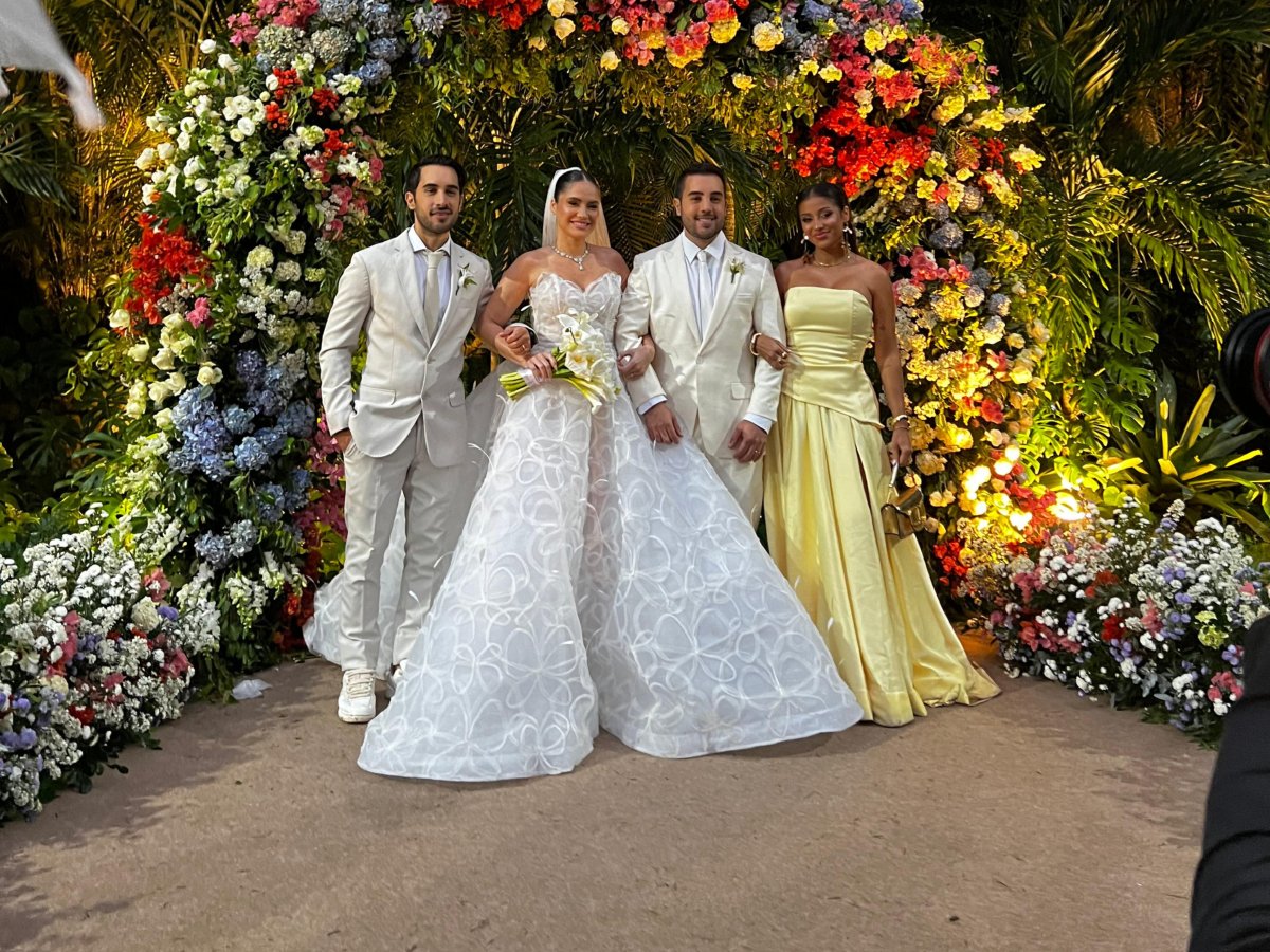 Diogo Melim, Joyce, Rodrigo Melim e Nanda Carol - Foto: Reprodução/Instagram