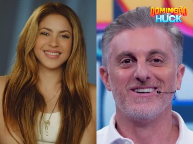 Domingão: Shakira “invade” programa e faz promessa para Luciano Huck