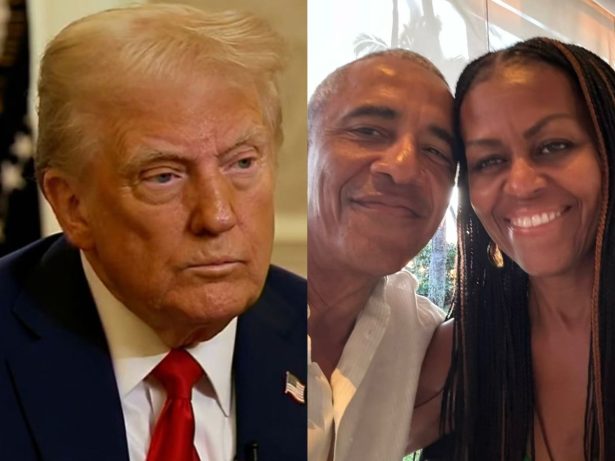 Donald Trump choca ao compartilhar montagem de Obama e Michelle como macacos