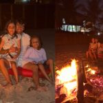 Réveillon em família: Daniel Cady curte o Ano Novo ao lado das filhas Helena e Marina