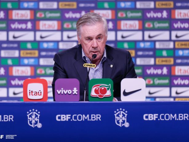 Carlo Ancelotti divulga lista do Brasil para amistosos contra Coreia do Sul e Japão