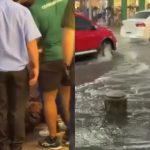 Imagens chocantes mostram momento em que pedestres sofrem choque em Copacabana