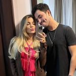 Durando: Hariany Almeida completa 1 ano de namoro com filho de Leonardo