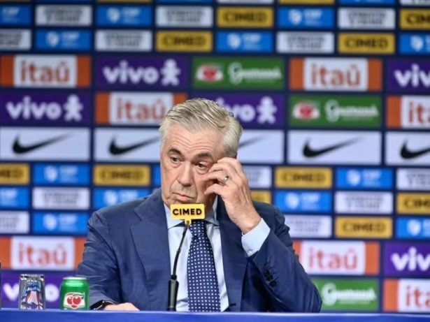 “Treinar a Seleção Brasileira não é qualquer coisa, é histórico”, diz Carlo Ancelotti
