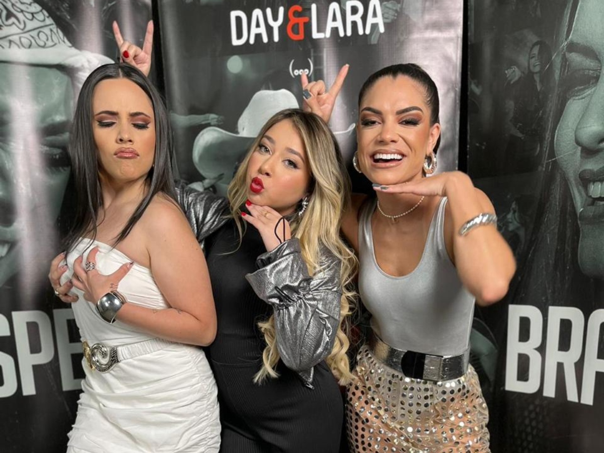 Marilia Tavares com Day e Lara (Foto: Divulgação)