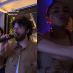 Elenco de Mania de Você solta a voz em noite de karaokê no Rio