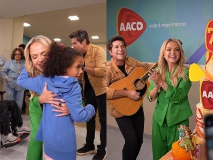 “Emoção imensa”: Eliana visita AACD após sua ida para a Globo