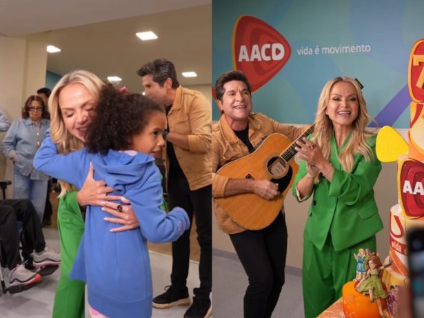 “Emoção imensa”: Eliana visita AACD após sua ida para a Globo