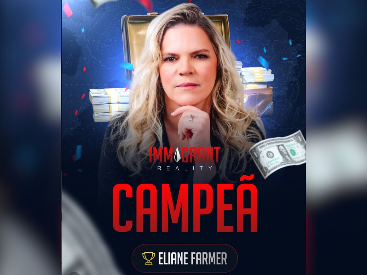 Eliane Farmer vencedora do Immigrant Reality