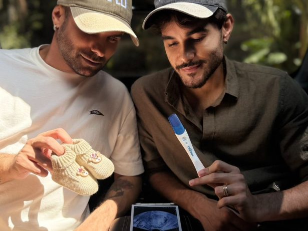Em clima de Páscoa, Kadu Rodrigues e Rafael Rafaldini anunciam chegada do primeiro filho