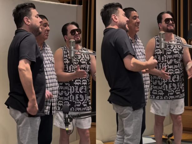 Encontro inédito: Bruno e Marrone e Zeca Pagodinho gravam clipe no Rio de Janeiro