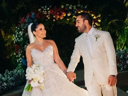 Enfim, casados! Rodrigo, ex-vocalista do Melim, sobe ao altar com influenciadora