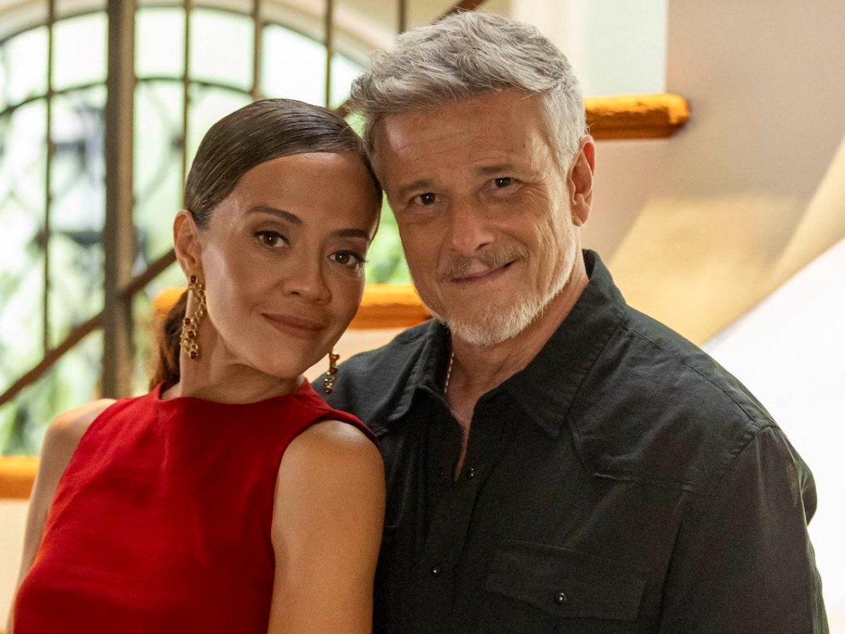 Aline Borges e Marcello Novaes - Foto: Divulgação/TV Globo
