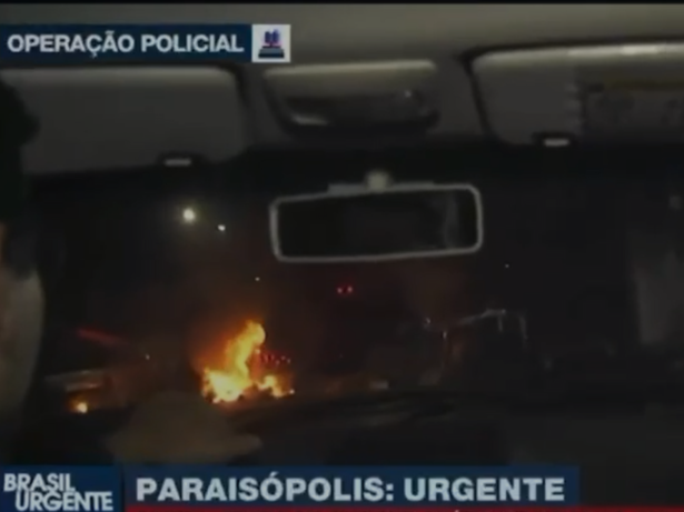 Equipe de reportagem da Band é cercada durante cobertura em Paraisópolis