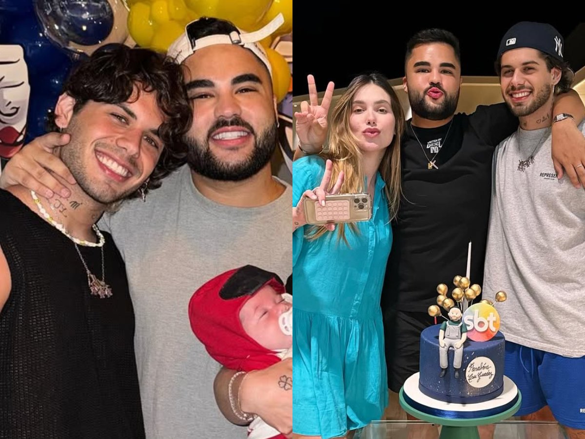 Zé Felipe, Lucas Guedez e Virginia Fonseca - Foto: Reprodução/Instagram