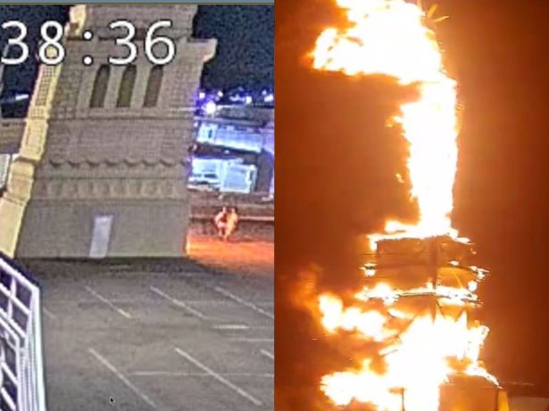 Estátua da Havan em Petrolina pega fogo e imagens repercutem na web