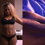 Ex-natural, Cariúcha mostra antes e depois com resultado de lipo LAD