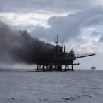 Plataforma de petróleo explode no Rio de Janeiro e 10 trabalhadores são internados
