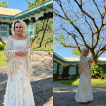 Puro luxo e requinte: os detalhes do vestido usado por Ana Maria na renovação de votos
