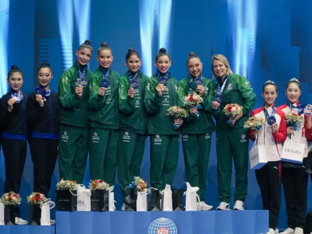 Brasil conquista ouro inédito na Copa do Mundo de Ginástica Rítmica