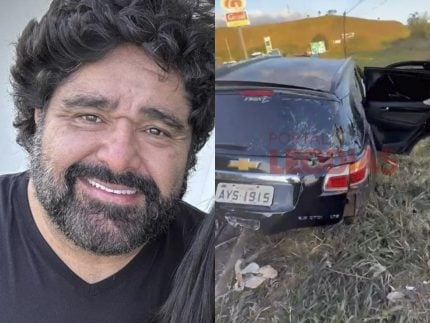 Fabiano, dupla de César Menotti, passa bem e garante que fará show mesmo após capotamento