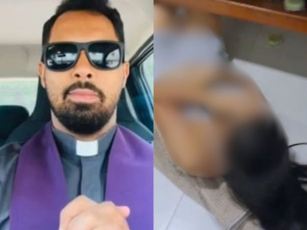 Família da noiva flagrada com padre denuncia vazamento de vídeo