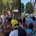 Fãs de Deolane saem no tapa na frente do presídio em Recife onde está Solange