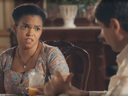 De amigos a apaixonados: nasce o amor entre Dita e Candinho em “Êta Mundo Melhor!”