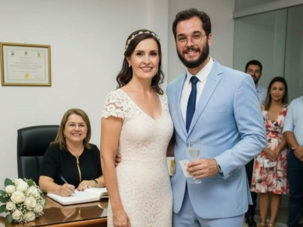 Fátima Bernardes desmente casamento com Túlio e explica imagem viral: “Má-fé”