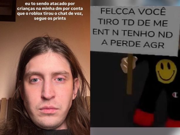 Crianças fazem protesto contra Felca no Roblox e viralizam: “Queremos ‘justissa'”