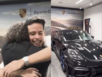 Felipe Amorim deixa amigo emocionado ao presenteá-lo com carro de R$ 1,5 milhão