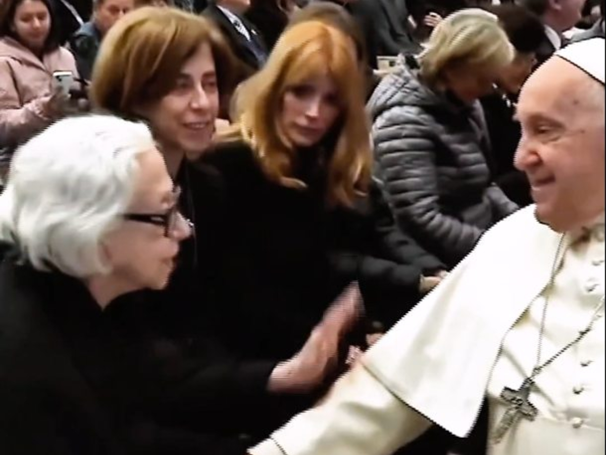 Fernanda Torres, Papa Francisco e Fernanda Montenegro - Foto: Reprodução/Instagram