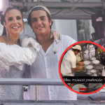 Filho de Ivete arrasa na percussão e enche cantora de orgulho: “Músico preferido”