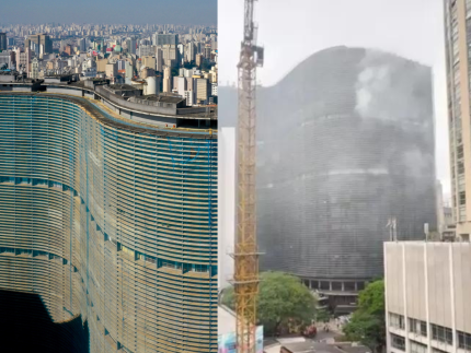 Incêndio atinge apartamento no Edifício Copan, no centro de SP