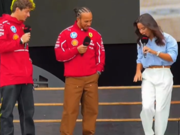 Do volante ao molejo? Hamilton e Leclerc têm aula de samba inusitada antes do GP do Brasil