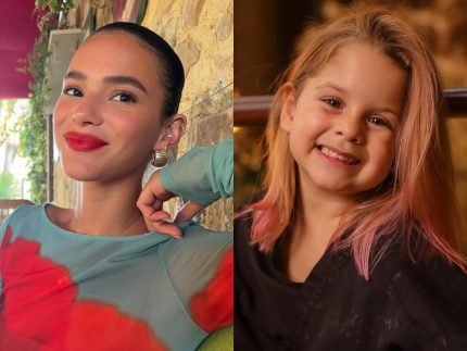 Bruna Marquezine elogia Maria Flor, filha de Virginia e Zé Felipe, em seu aniversário