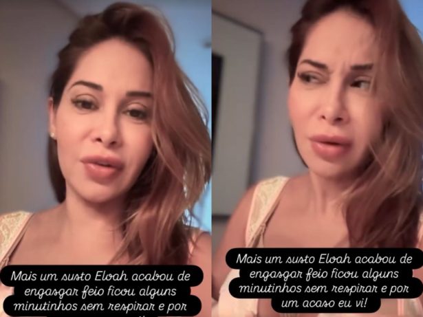 Livramento: Maíra Cardi relata que a filha recém-nascida engasgou e ficou sem ar