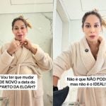 Maíra Cardi explica por que pode ter que mudar o parto da filha com Thiago Nigro