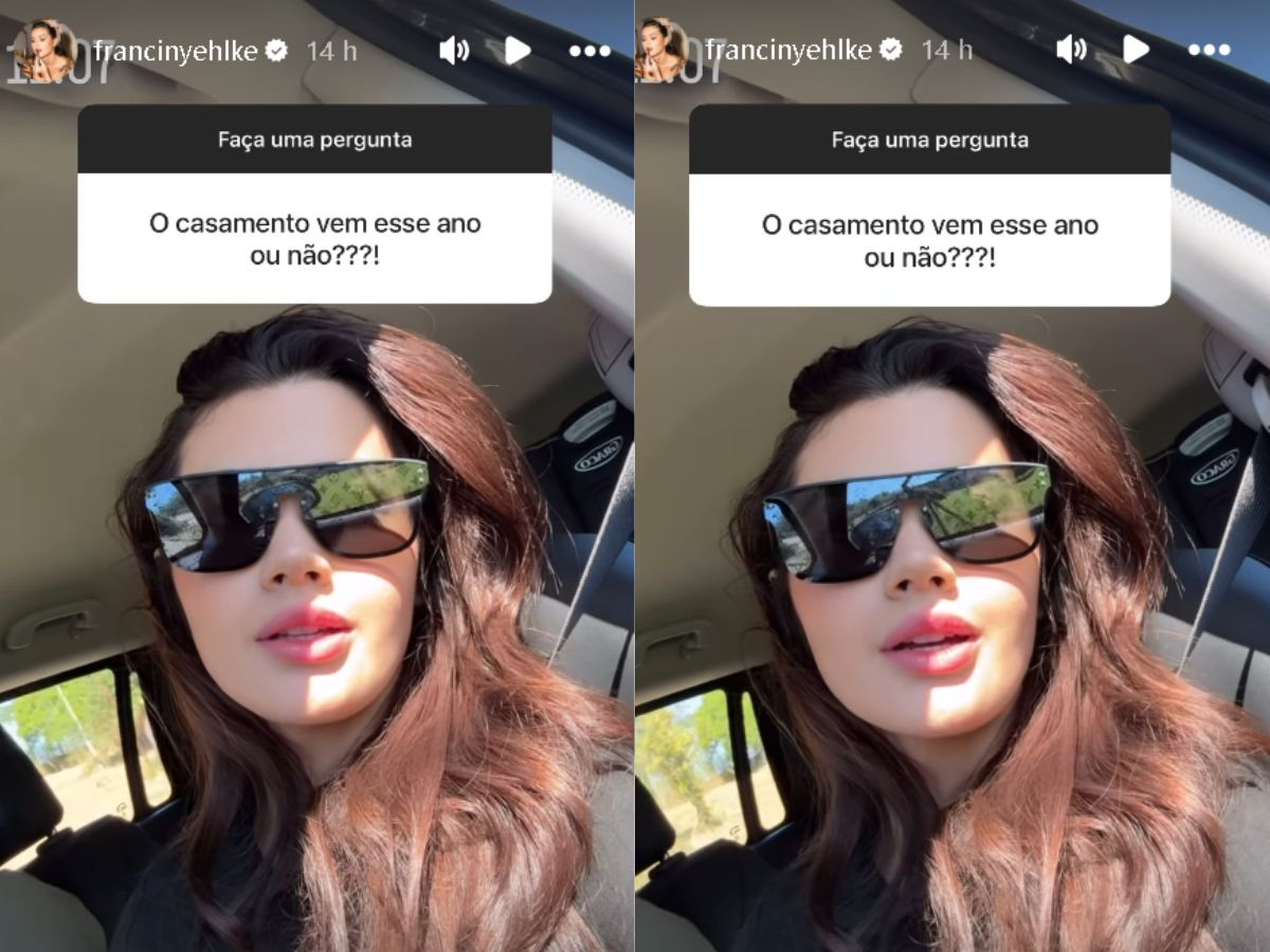 Franciny fala sobre casamento