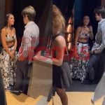 Duda Guerra é vista batendo papo com filho caçula de Faustão. Veja!