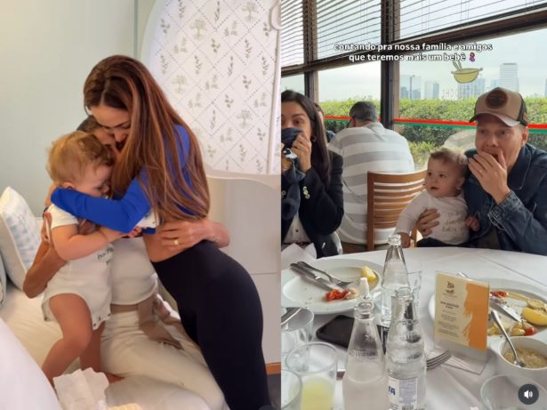 Gabi Luthai mostra reação de familiares e amigos após anúncio da 2ª gravidez: “Muito amor”