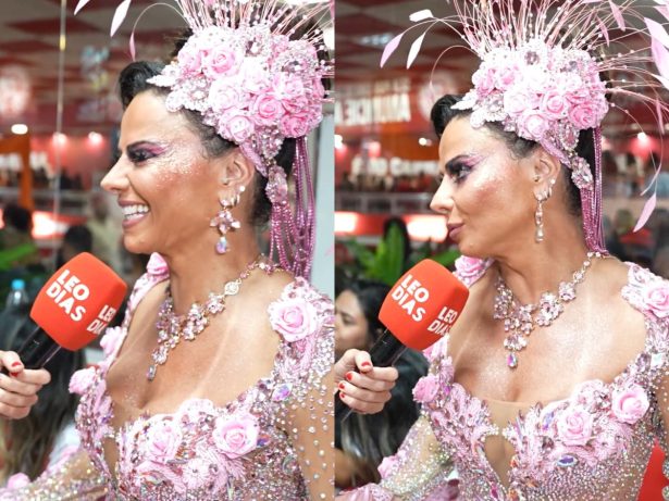 Viviane Araújo elogia time de musas do Salgueiro e aconselha: “Vá brincar o carnaval”