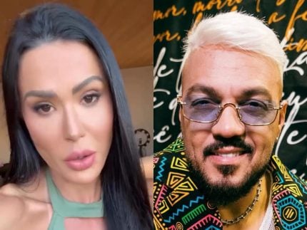 Gracyanne rebate críticas por morar com a filha e a mãe de Belo: “Deus me defende”