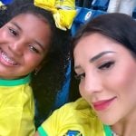 Greice, esposa de Gerson do Flamengo, se revolta por filha não receber presentes